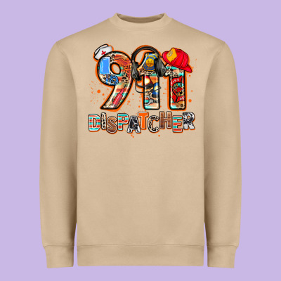 911 Dispatcher Heavyweight Sweatshirt Designed By Adodesignshop