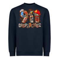 Navy 911 dispatcher Heavyweight Sweatshirt - AdoDesignShop