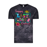 Cloud Black happy last day of school Vintage Tee - AdoDesignShop