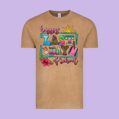 Happy Last Day Of School Vintage Tee Designed By Adodesignshop