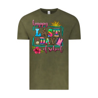 Vintage Olive happy last day of school Vintage Tee - AdoDesignShop