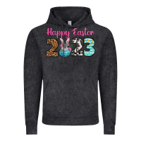 Vintage Black Happy Easter 2023 Easter Day Vintage Hoodie - Neo Western