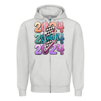Dove Grey 2024 senior Zipper Hoodie - MaliasSmallBusiness