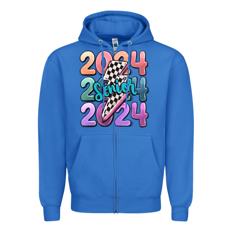 2024 Senior Zipper Hoodie by MaliasSmallBusiness | Teevron