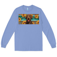 Colony Blue western chocolate labrador license plate Long Sleeve Tee - Artiststas