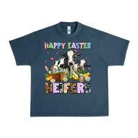 Midnight Navy happy easter heifer's Urban Heavy Tee - AdoDesignShop