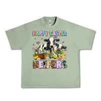 Oil Green happy easter heifer's Urban Heavy Tee - AdoDesignShop