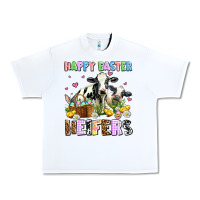 White happy easter heifer's Urban Heavy Tee - AdoDesignShop