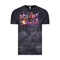 Cloud Black spooky babe Vintage Tee - AdoDesignShop