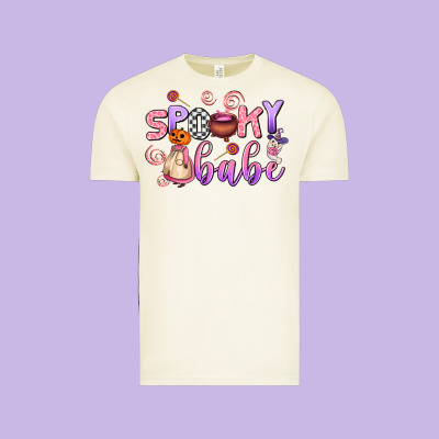 Spooky Babe Vintage Tee Designed By Adodesignshop