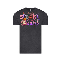 Vintage Black spooky babe Vintage Tee - AdoDesignShop