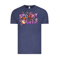 Vintage Denim spooky babe Vintage Tee - AdoDesignShop