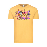 Vintage Mustard spooky babe Vintage Tee - AdoDesignShop