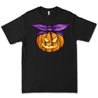 Black Jack O' Lantern Halloween Pumpkin Premium Tee - RanaPortraitStore