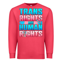 Cardinal Trans Rights Are Human Rights Premium Sweatshirt - BundleAndBundleShop
