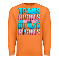 Carrot Trans Rights Are Human Rights Premium Sweatshirt - BundleAndBundleShop