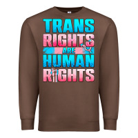 Chestnut Trans Rights Are Human Rights Premium Sweatshirt - BundleAndBundleShop