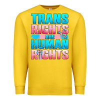 Lemon Trans Rights Are Human Rights Premium Sweatshirt - BundleAndBundleShop