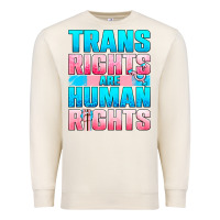Sandshell Trans Rights Are Human Rights Premium Sweatshirt - BundleAndBundleShop