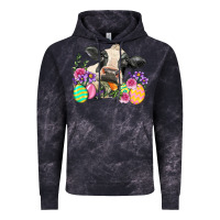 Cloud Black Happy Easter Cow Easter Day Vintage Hoodie - Neo Western