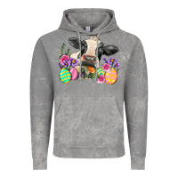 Cloud Rock Happy Easter Cow Easter Day Vintage Hoodie - Neo Western