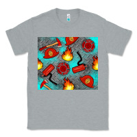 Heather Grey firefighter equipment Classic Tee - Artiststas