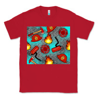 Red firefighter equipment Classic Tee - Artiststas