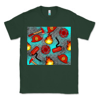 Sports Green firefighter equipment Classic Tee - Artiststas