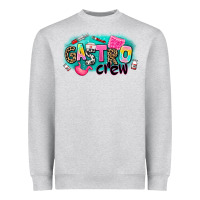 Heather Grey gastro crew Heavyweight Sweatshirt - AdoDesignShop