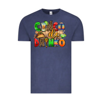 Vintage Denim cinco de drinko Vintage Tee - AdoDesignShop