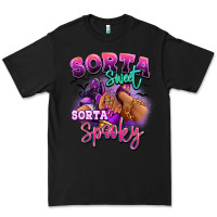 Black Sorta sweet sorta spooky sneaker and heel afro wom Premium Tee - RanaPortraitStore