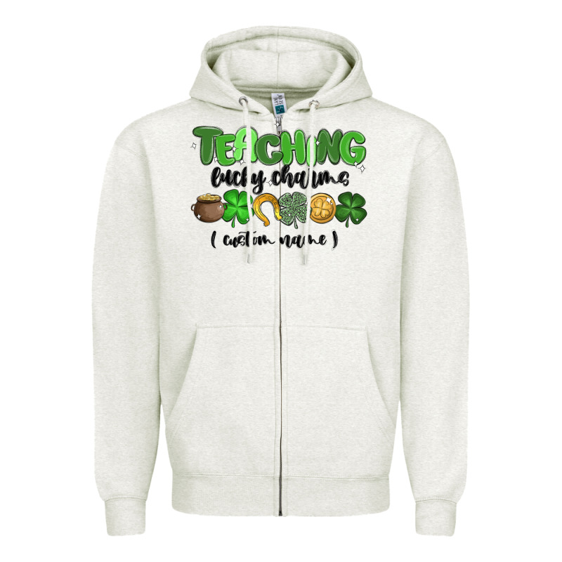 Teaching Lucky Charms Zipper Hoodie by MaliasSmallBusiness | Teevron