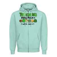 Seafoam teaching lucky charms Zipper Hoodie - MaliasSmallBusiness