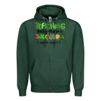 Sports Green teaching lucky charms Zipper Hoodie - MaliasSmallBusiness