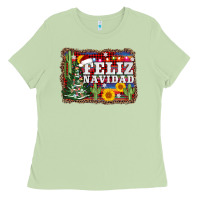 Matcha feliz navidad Ladies Tee - AdoDesignShop