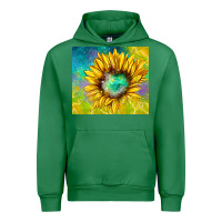 Emerald sparkling sunflower Urban Hoodie - TumblerDesignByShophia