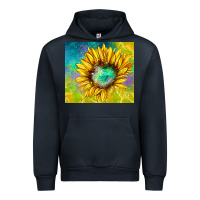 Navy sparkling sunflower Urban Hoodie - TumblerDesignByShophia