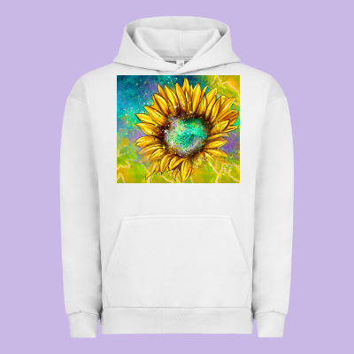 Sparkling Sunflower Urban Hoodie Designed By Tumblerdesignbyshophia