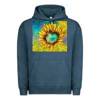 Pigment Midnight Navy sparkling sunflower Urban Hoodie - TumblerDesignByShophia