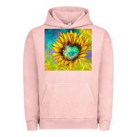 Pigment Salmon sparkling sunflower Urban Hoodie - TumblerDesignByShophia
