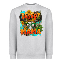 Heather Grey desert mama   leopard Heavyweight Sweatshirt - AdoDesignShop