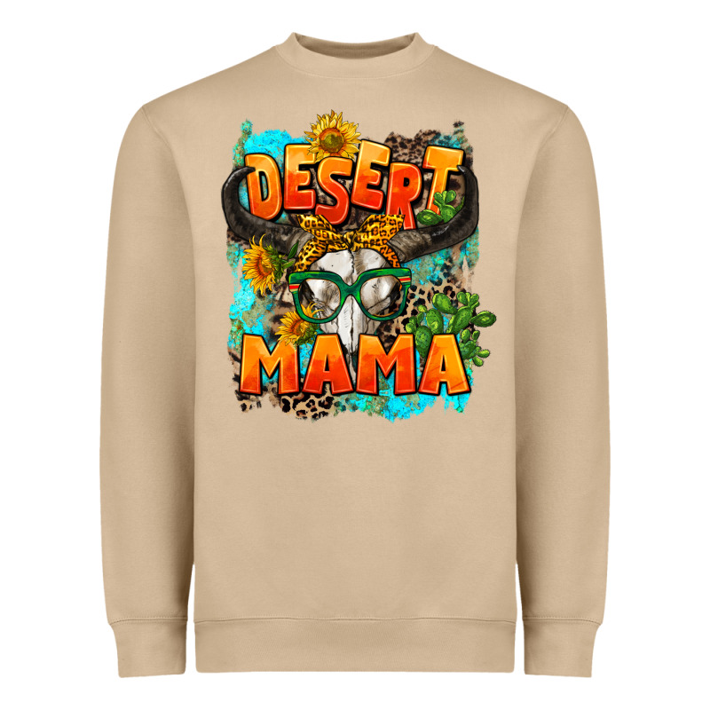 Desert Mama   Leopard Heavyweight Sweatshirt by AdoDesignShop | Teevron