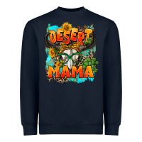 Navy desert mama   leopard Heavyweight Sweatshirt - AdoDesignShop