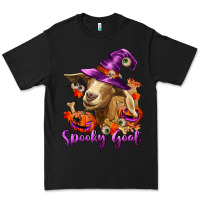 Black Spooky Goat Premium Tee - RanaPortraitStore