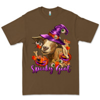 Cacao Spooky Goat Premium Tee - RanaPortraitStore