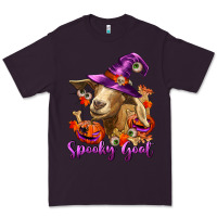 Plum Spooky Goat Premium Tee - RanaPortraitStore