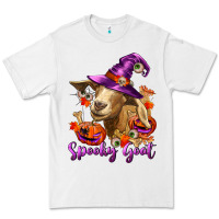 White Spooky Goat Premium Tee - RanaPortraitStore