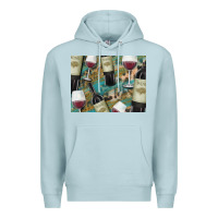 Blue Mist California Wine with Leopard Background Premium Hoodie - Bettercallsaul