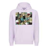 Lilac California Wine with Leopard Background Premium Hoodie - Bettercallsaul