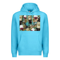 Ocean Blue California Wine with Leopard Background Premium Hoodie - Bettercallsaul